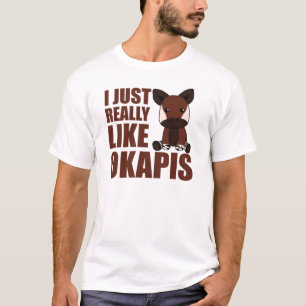Ich mag Okapis Niedliches Okapi T-Shirt