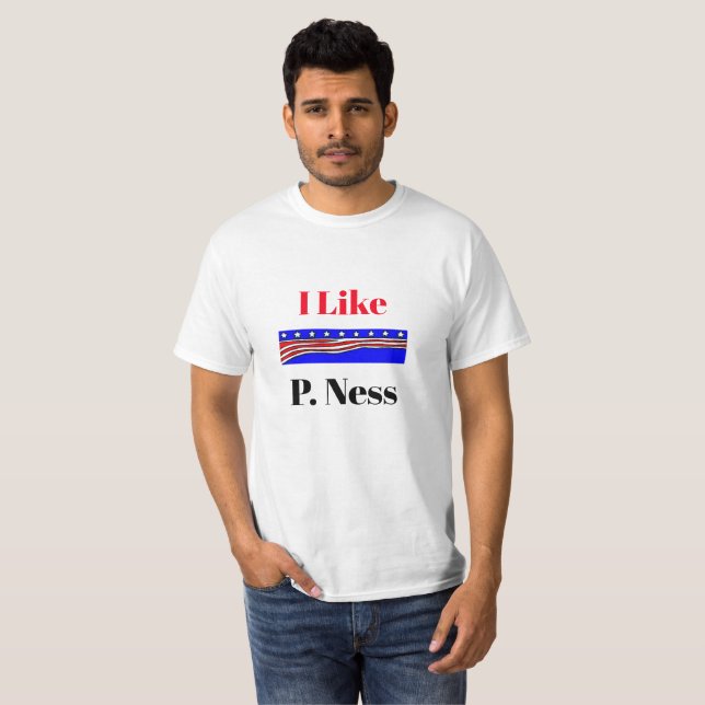 Ich mag P. Ness Weihnachts-Shirt T-Shirt (Vorne ganz)