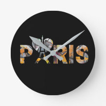 Ich mag Paris mit einer bunt gestalteten Stadtdeko