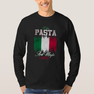Ich mag Pasta Italien Italienische Kultur Italia F T-Shirt