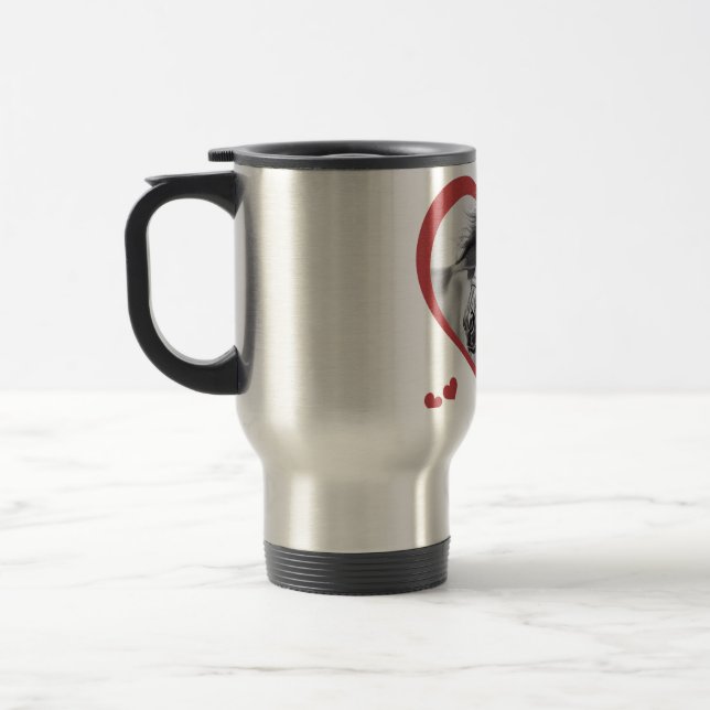 Ich mag Pferde neu 2 Reisebecher (Links)