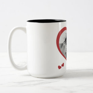 Ich mag Pferde neu 2 Zweifarbige Tasse