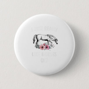 Ich mag Pferde, Pferdegeschenke Button