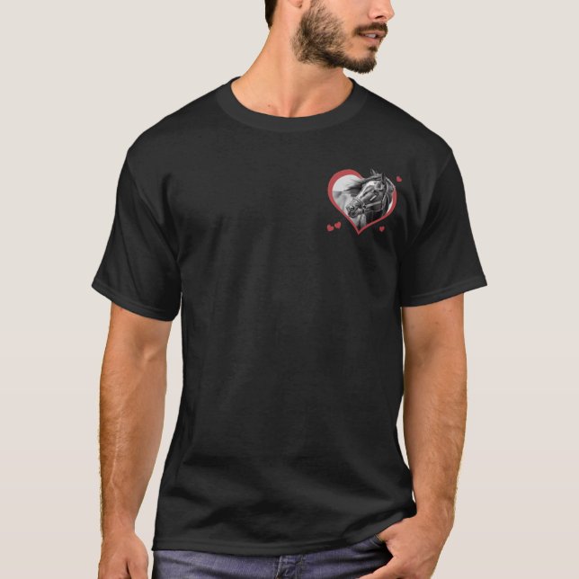 Ich mag Pferde T-Shirt (Vorderseite)