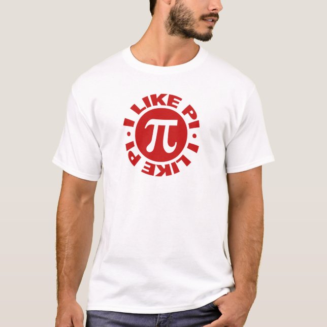Ich mag Pi T-Shirt (Vorderseite)