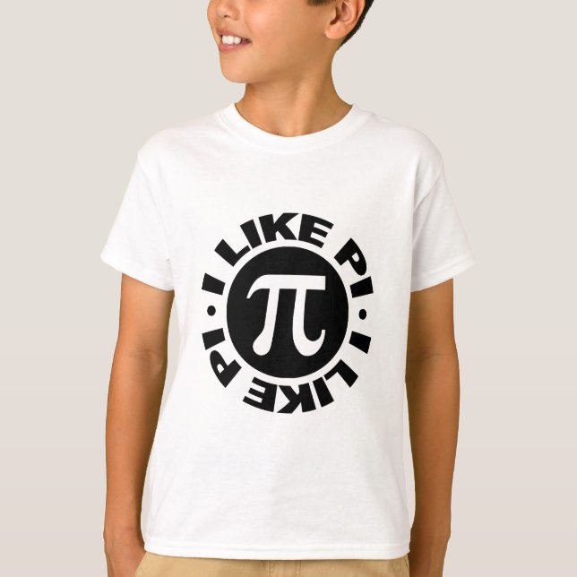 Ich mag Pi T-Shirt (Vorderseite)