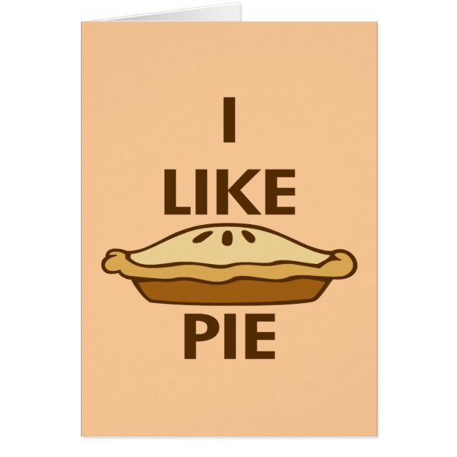 Ich mag Pie (Vorne)