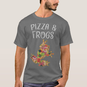 Ich mag Pizza und Frogs Funny Frog Pizza Lovers Cu T-Shirt
