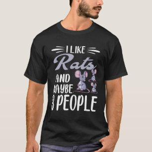 Ich mag Raten und vielleicht 3 Leute Rat Lover Ges T-Shirt