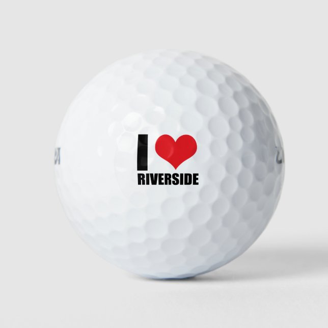 Ich mag Riverside Golfball (Vorderseite)
