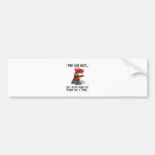 Ich mag ruhig aussehen, aber mein Leiter, ich habe Autoaufkleber