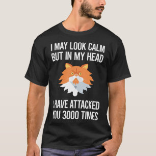 Ich mag ruhig persische Katze 04 aussehen T-Shirt