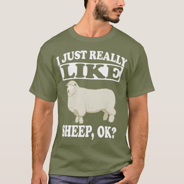 Ich mag schaf-ok Funny Farm Shirt (Vorderseite)