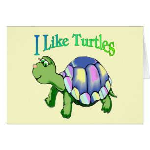 Ich mag Schildkröten