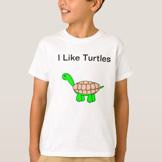 Ich mag Schildkröten T-Shirt
