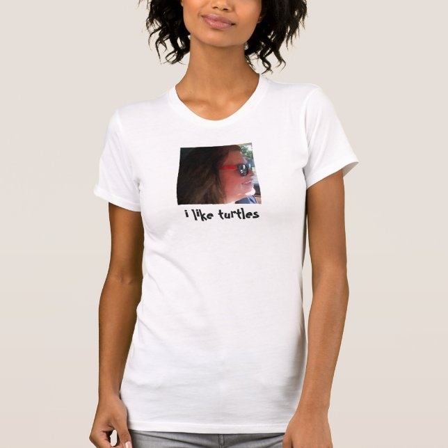 Ich mag Schildkröten T-Shirt (Vorderseite)