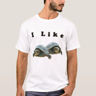 Ich mag Schildkröten T-Shirt