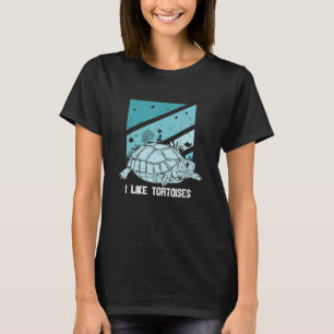 Ich mag Schildkröten Tortoise Sea Animal T-Shirt