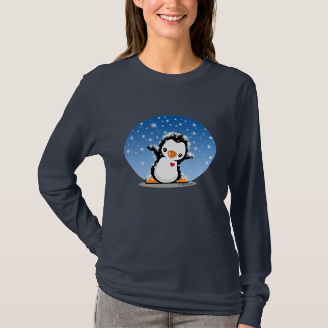 Ich mag Schnee-Shirt T-Shirt (Vorderseite)