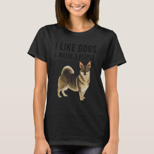 Ich mag schwedische Vallhund-Hunde und vielleicht T-Shirt