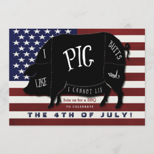 Ich mag Schwein-Hintern und ich kann nicht liegen Einladung