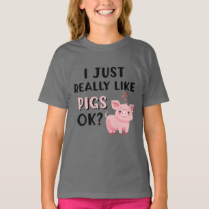 Ich mag Schweine wirklich gut. T-Shirt