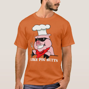 Ich mag Schweinefleisch-Hintern T-Shirt
