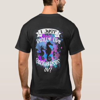Ich mag Seepferde wirklich gerne Seepferd T-Shirt