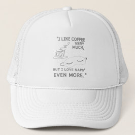 ICH MAG SEHR KAFFEE TRUCKERKAPPE