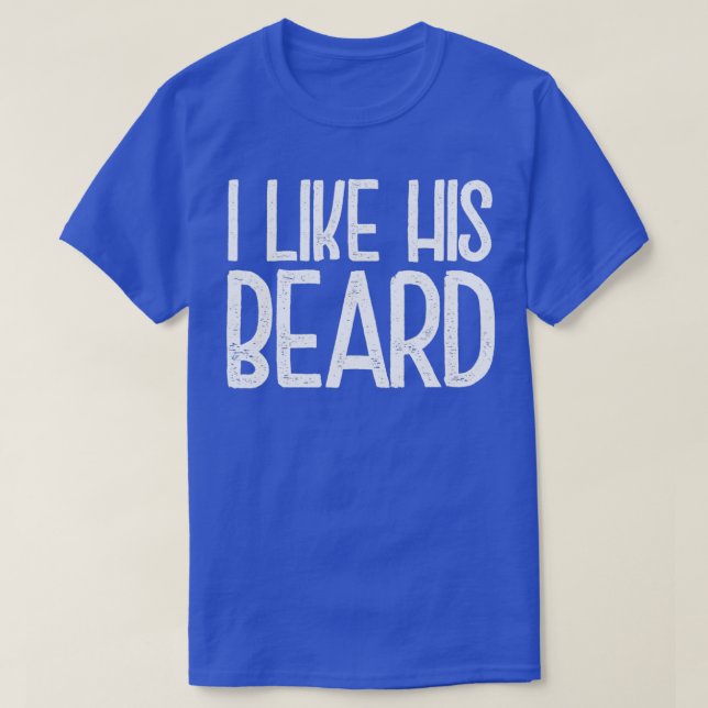 Ich mag seinen Bart 15 T-Shirt (Design vorne)