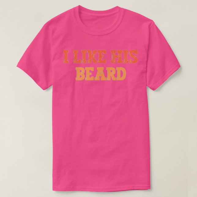 Ich mag seinen Bart 40 T-Shirt (Design vorne)
