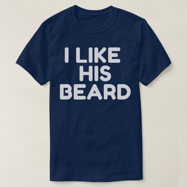 Ich mag seinen Bart 7 T-Shirt (Design vorne)