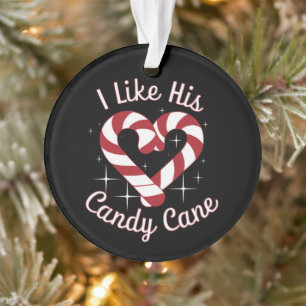 Ich mag seinen Zuckerstangen Lustige Paare passend Ornament