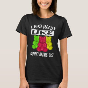 Ich mag Shirt aus Gummibären