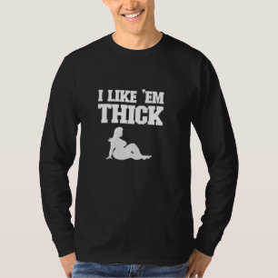 Ich mag sie dick - Chubby Chaser Herren lustig T-Shirt