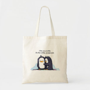 Ich mag Sie ein Lottle Penguins - Tasche