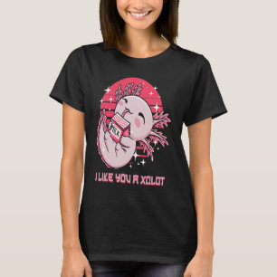 Ich mag Sie ein xoLOT Axolotl Spaß Salamander Meme T-Shirt