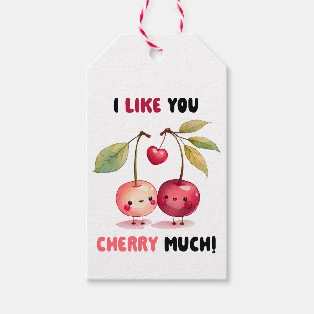 Ich mag Sie Kirry viel Klassenzimmer Foto Valentin Geschenkanhänger (Vorderseite)