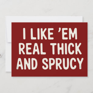 Ich mag sie wirklich dick und spritzig Weihnachten