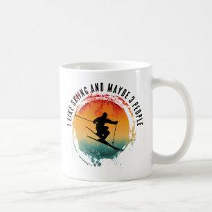 ICH MAG SKIFAHREN UND VIELLEICHT 3 PERSONEN KAFFEETASSE