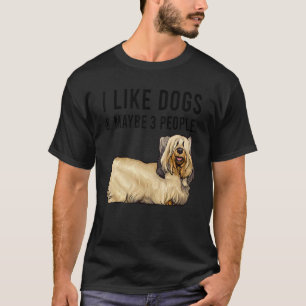 Ich mag Skye Terrier Hunde und vielleicht 3 Leute T-Shirt