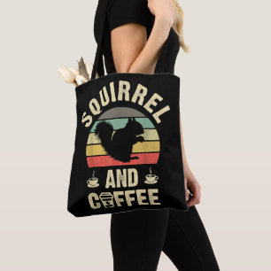 Ich mag Squirrel & Coffee Lustiges Vintage Haustie