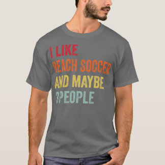 Ich mag Strand vielleicht 3 Personen T-Shirt