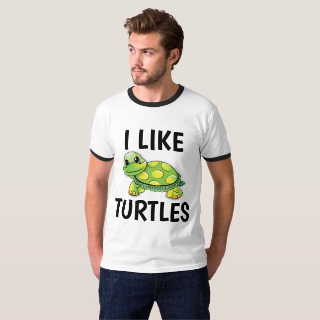 ICH MAG TURTLES T - Shirt (Vorne ganz)