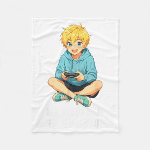 Ich mag Videospiele mehr als Leute Lustiger Gamer Fleecedecke