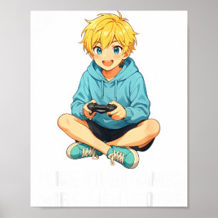Ich mag Videospiele mehr als Leute Lustiger Gamer Poster