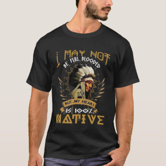 Ich mag vielleicht nicht vollblütig sein, aber mei T-Shirt