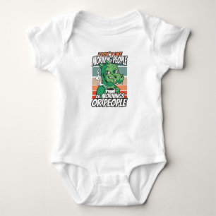 Ich mag weder Morgenmenschen noch Morgenmensch ode Baby Strampler