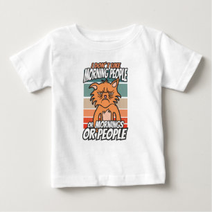 Ich mag weder Morgenmenschen noch Morgenmensch ode Baby T-shirt