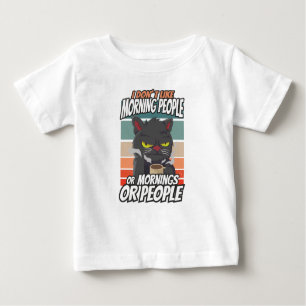 Ich mag weder Morgenmenschen noch Morgenmensch ode Baby T-shirt